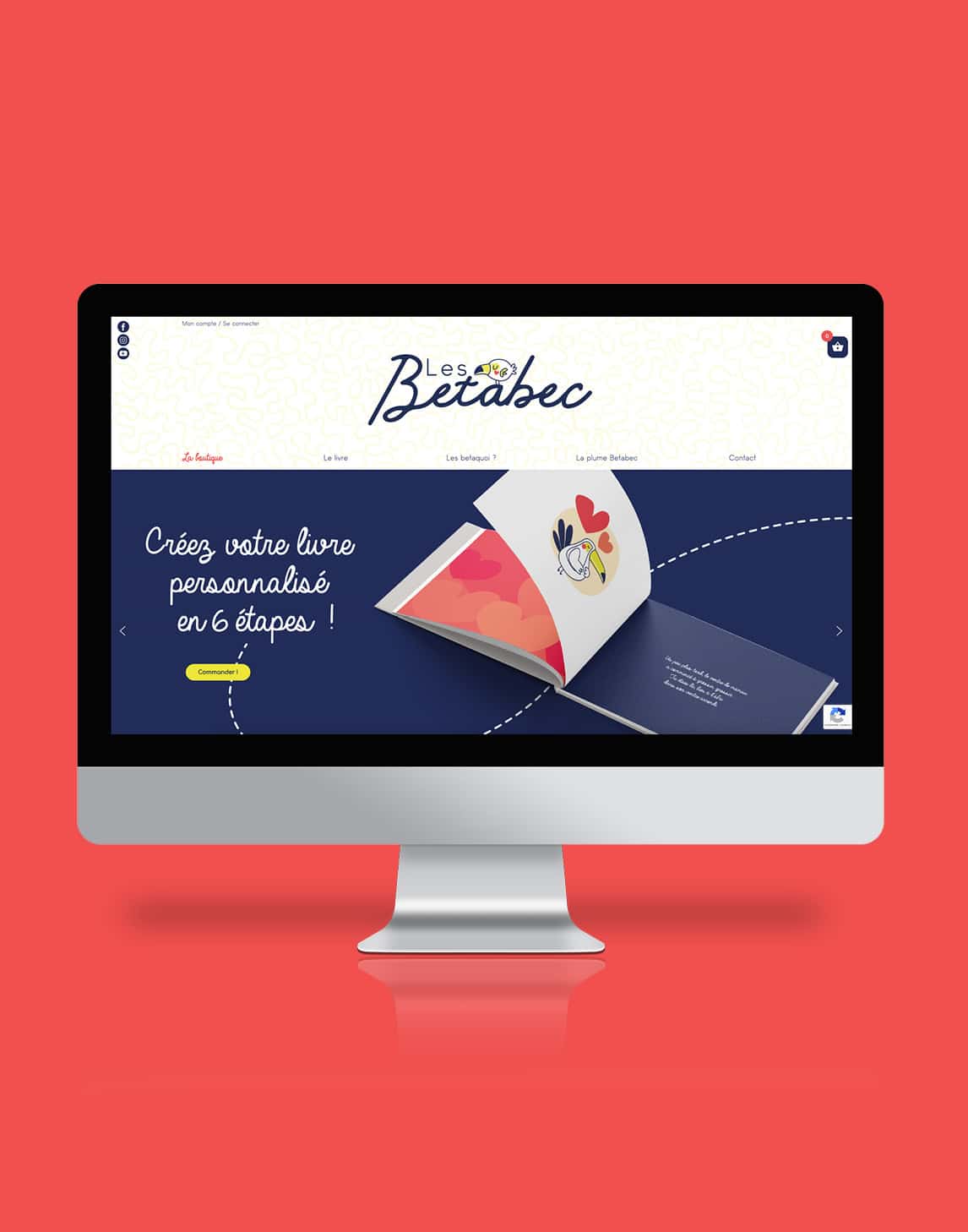 Site internet e-commerce pour Les Betabec