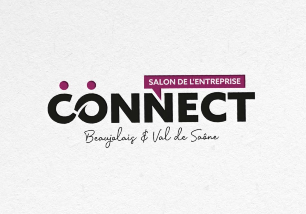 Création du logo pour le salon de l'entreprise Connect à Villefranche-sur-Saône
